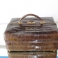Crocodile Leather Travelling Dressing Case